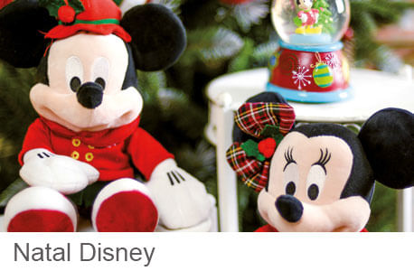 Decoração de Natal Disney, Boneco do Mickey de Natal, Boneco da Minnie de Natal