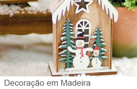 Decoração de Natal de Madeira